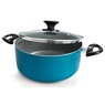 Ginny's 22-Piece Ceramic Cookware Set, Island Blue, large