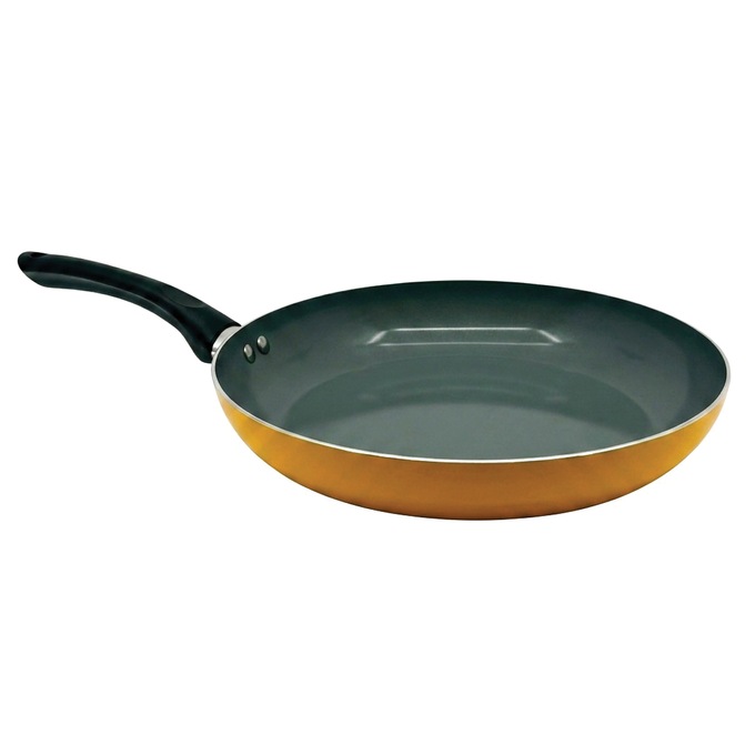 Ginny's 22-Piece Ceramic Cookware Set, Golden Honey, large