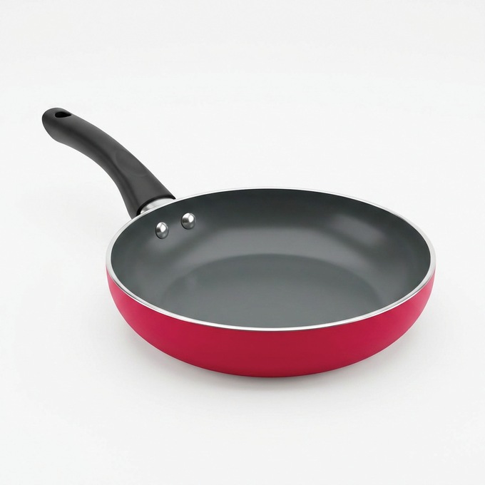 Ginny's 22-Piece Ceramic Cookware Set, Delicious Red, large