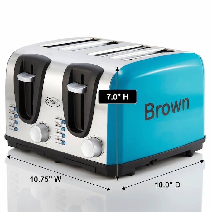 Ginny’s Essential 4-Slice Toaster with 7 Browning Levels, , large