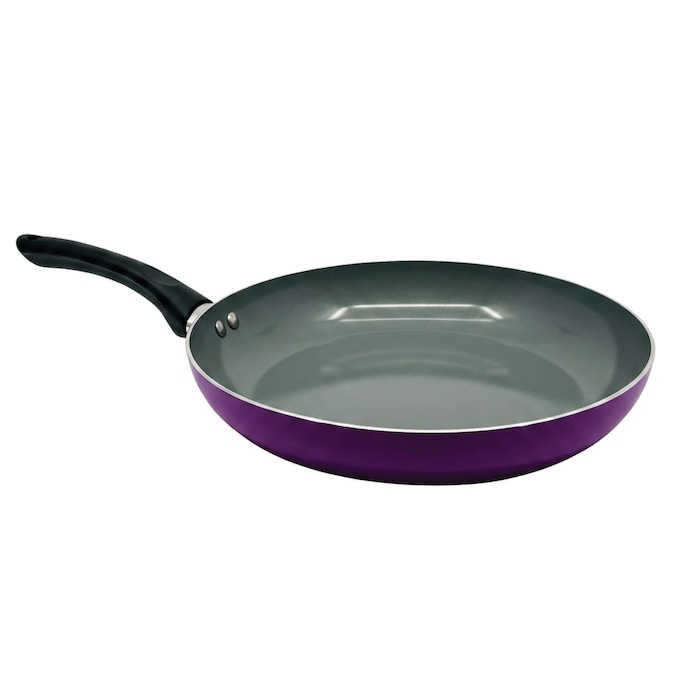 Ginny's 22-Piece Ceramic Cookware Set, Purple Punch, large