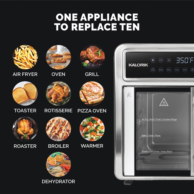 Kalorik Maxx 26-qt. Flex Trio Air Fryer Oven, , large