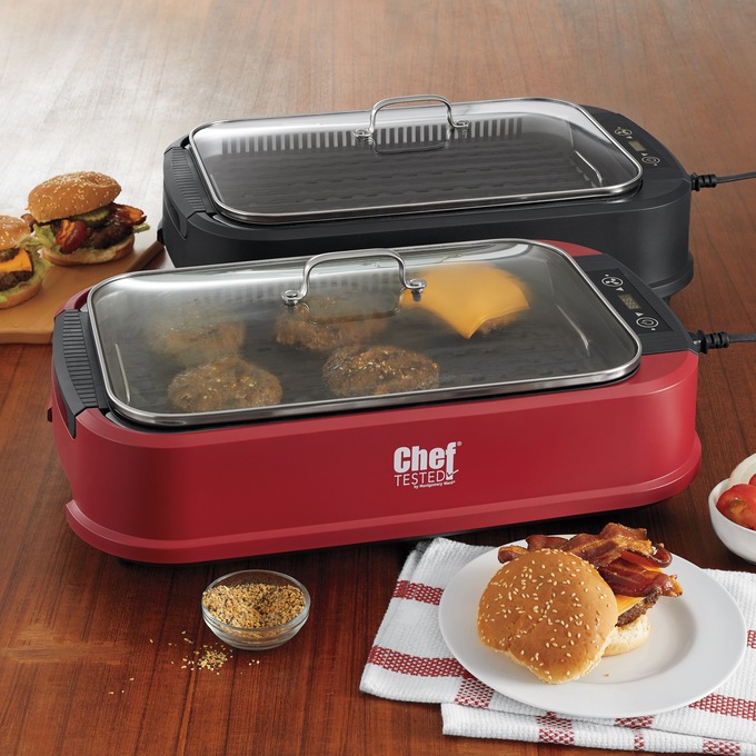 Chef Tested Smokeless Electric Indoor Grill Tender Filet