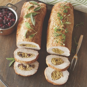 Cranberry Stuffed Pork Loin Roast, , large