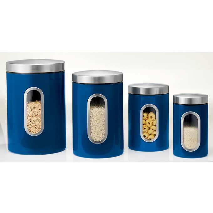 4-Piece Window Canister Set, , large