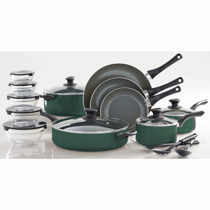 Ginny's 24-Piece Nonstick Kitchen Essentials Cookware Set, , large
