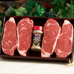 Center Cut New York Strip Steaks with Gourmet Seasoning, , large