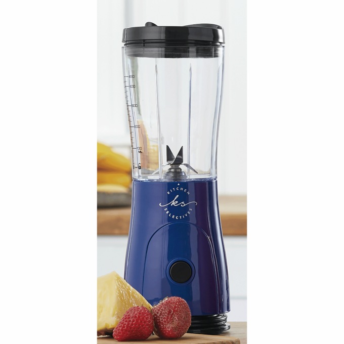 15-Ounce Kitchen Selectives Personal Blender with One-Touch Operation, Blue, large