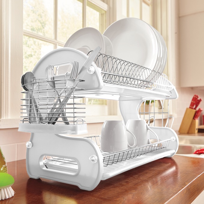 2-Tier Dish Rack, , large