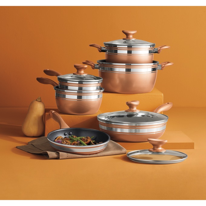 10-Piece Chef Tested® Banded Cookware Set, , large
