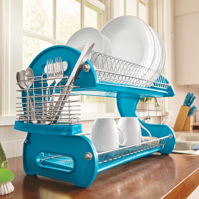 2-Tier Dish Rack, , large