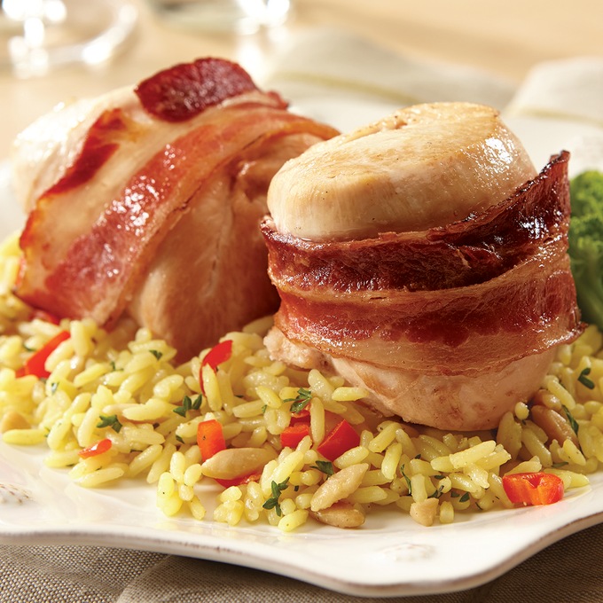 Bacon-Wrapped Chicken Breast, , large