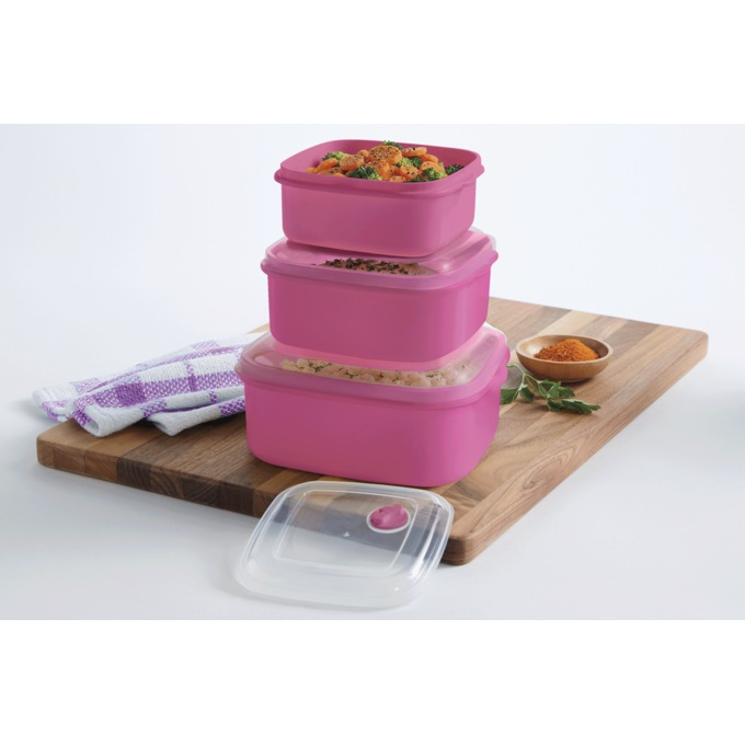 6-Piece Plastic BPA-Free Food Storage Set, , large