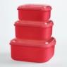 6-Piece Plastic BPA-Free Food Storage Set, , large