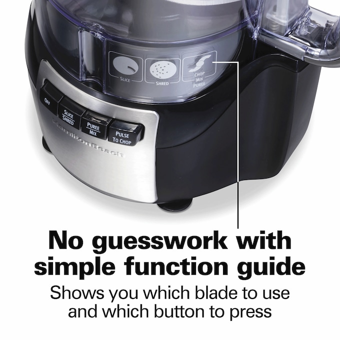 Hamilton Beach Stack & Snap Food Processor, , large
