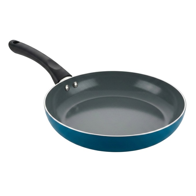 Ginny's 22-Piece Ceramic Cookware Set, Island Blue, large