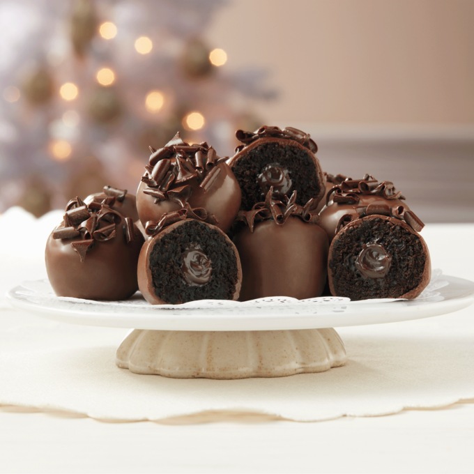 Triple Chocolate Cake Balls, , large