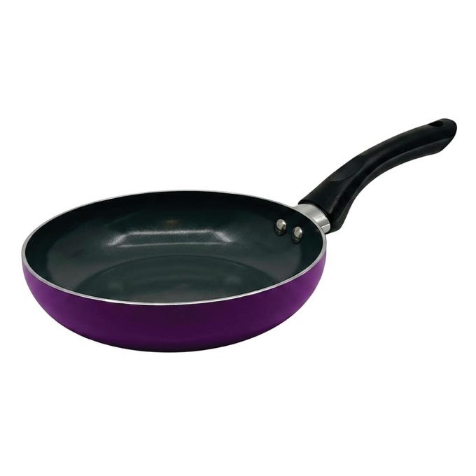 Ginny's 22-Piece Ceramic Cookware Set, Purple Punch, large