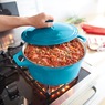 7-Quart Enameled Cast Iron Casserole with Lid, , large