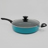 Ginny's 22-Piece Ceramic Cookware Set, Island Blue, large