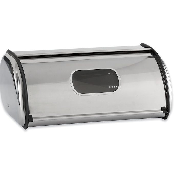 Ventilated Countertop Metal Breadbox with Window, , large