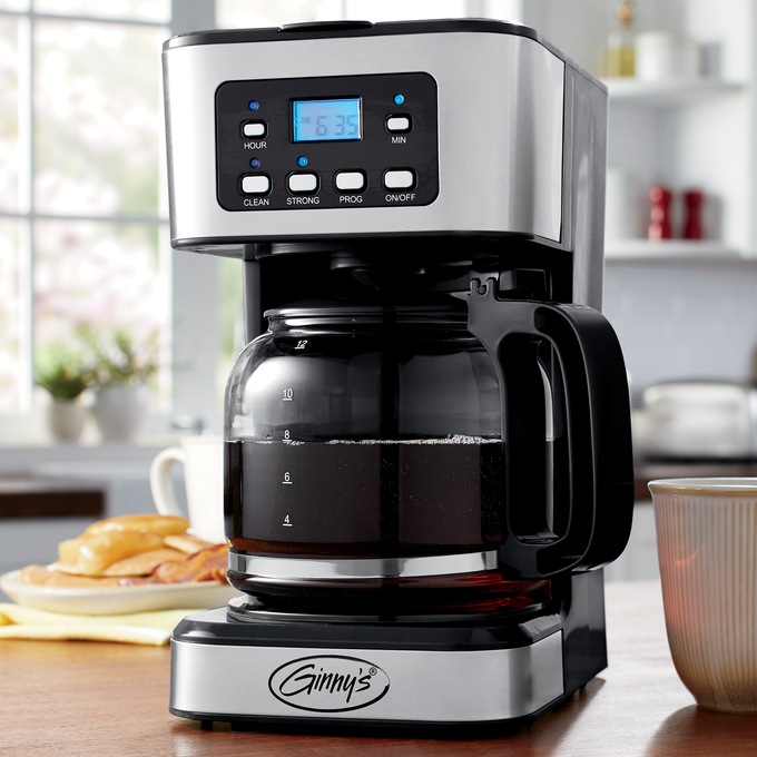 Ginny's® 12-Cup Coffee Maker, , large
