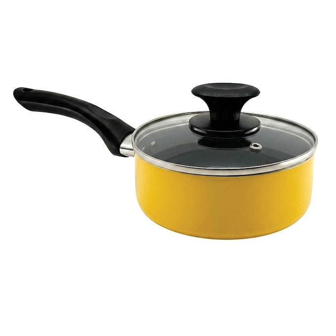 Ginny's 22-Piece Ceramic Cookware Set, Golden Honey, large
