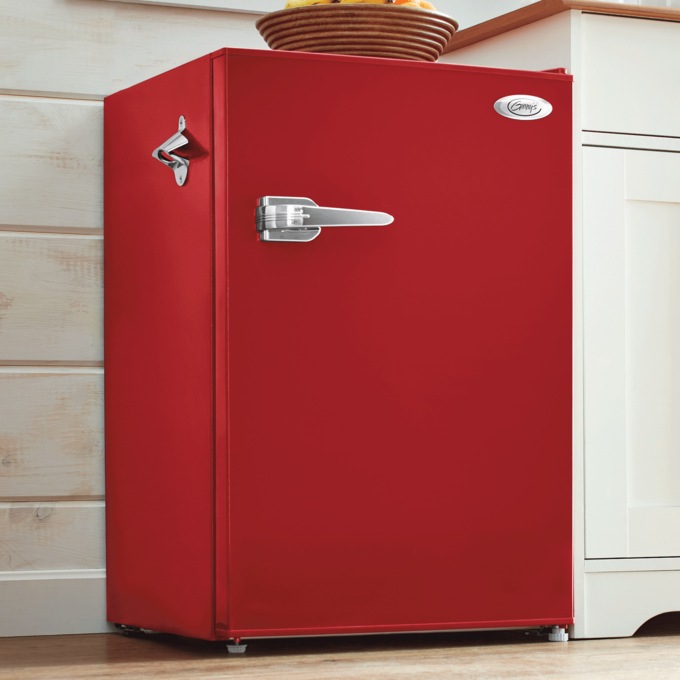 Ginny’s 2.5 cu. ft. Compact Fridge/Freezer, Red, large