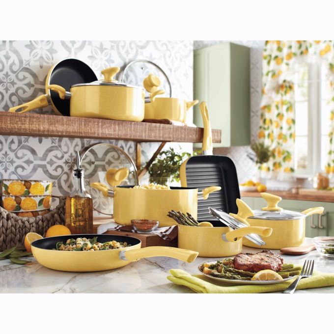 13-Piece Granite Aluminum Cookware Set, , large