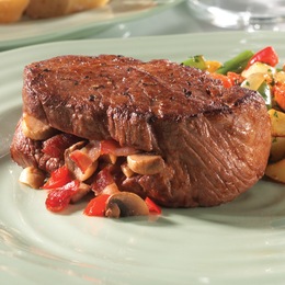 Mushroom &amp; Bacon Stuffed Filet Mignon, , large