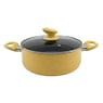 Chef Tested 11-Piece Granite Ceramic Nonstick Cookware Set, Yellow, large