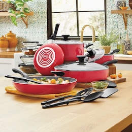 Ginny's 22-Piece Ceramic Cookware Set, , large