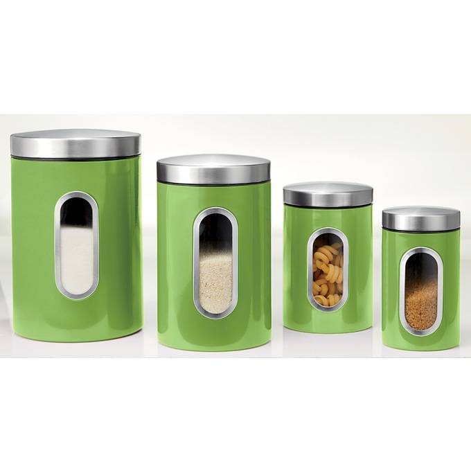 4-Piece Window Canister Set, , large