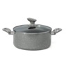 13-Piece Granite Aluminum Cookware Set, Gray, large