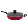 Ginny's 22-Piece Ceramic Cookware Set, Delicious Red, large