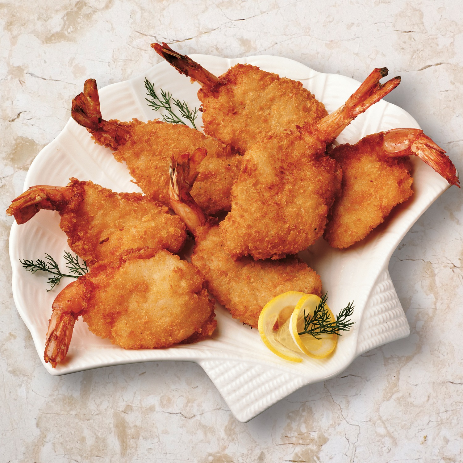 HandBreaded Fantail Shrimp Frozen Seafood Delivery Yelloh